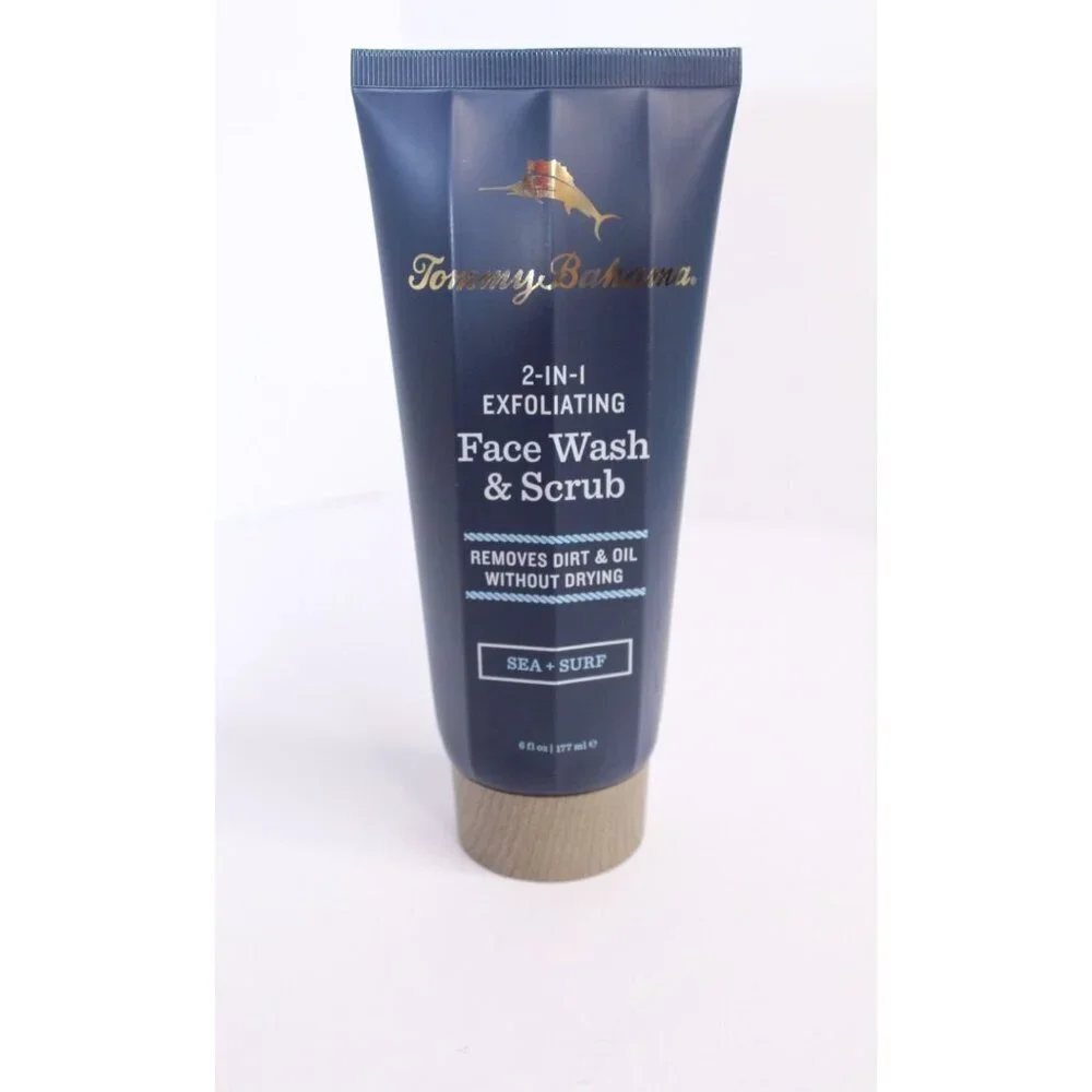 Tommy Bahama 2-in-1 Exfoliating Face Wash &‎ Scrub Sea and Surf 6 fl oz New